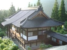 The main temple at Antaiji monastery, in Japan.